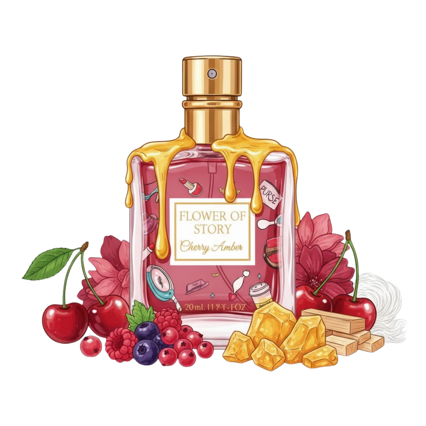 Flower of Story Cherry Amber