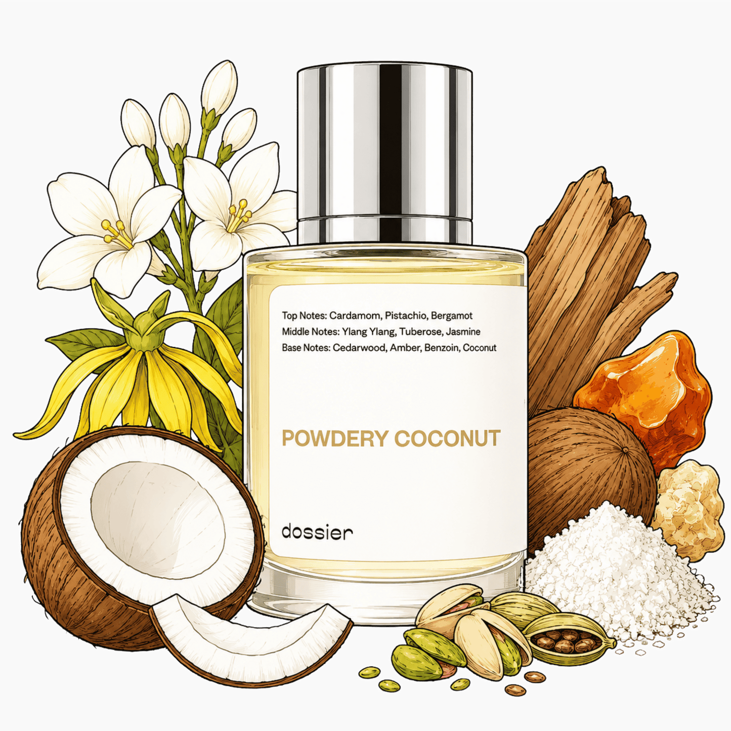 Powdery Coconut