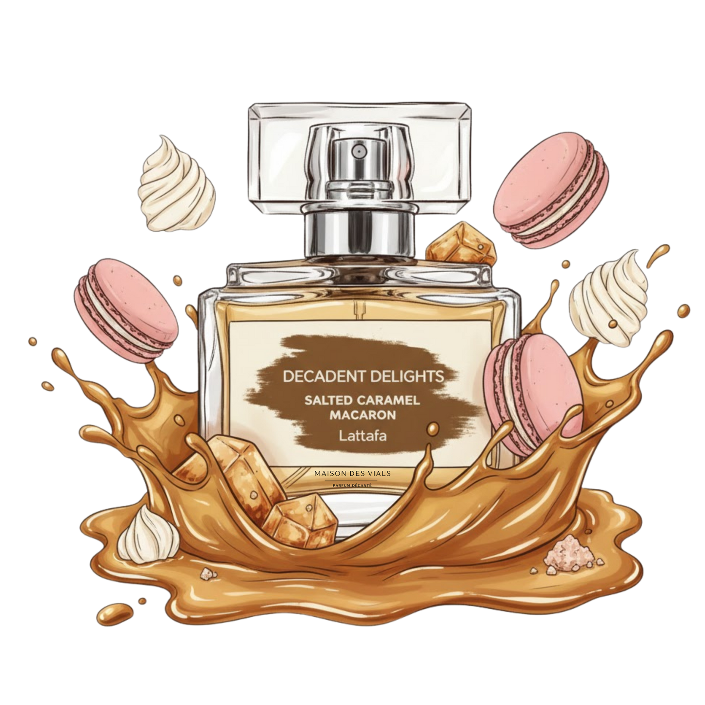 Decandant Delights Salted Caramel Macaron